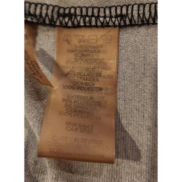 Calvin Klein Blouse Romantic Sheer Sleeve Dressy Floral V Neck Size Medium - Picture 11 of 12